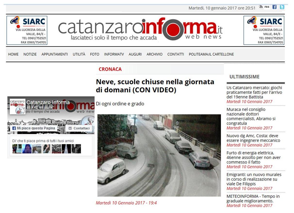 Catanzaro informa