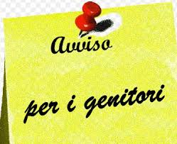 avviso per i genitori